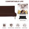 Folding Sofa Bed Cover Polyester Elastic Armless Couch Cover Futon Slipcover Protector