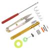 Barbed Hook Space Beans Connection Ring Scissor Knotting Tool Hook Release Tool Set