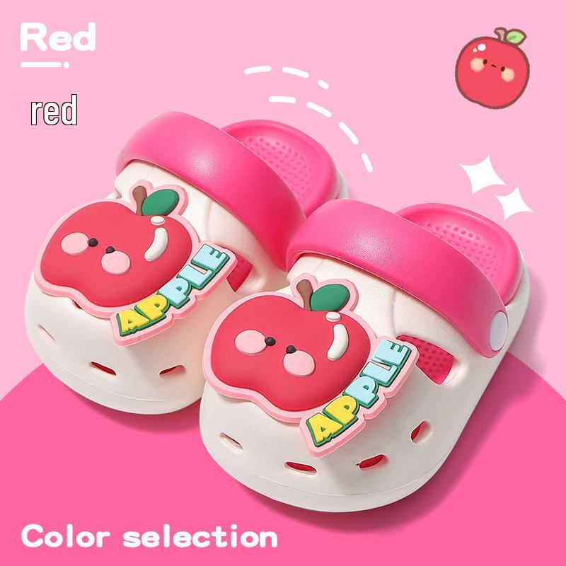 Kinder Crocs-Style EVA Rutschfeste Sommer Cartoon Hausschuhe für Jungen & Mädchen, Indoor & Strand Kleinkinderschuhe.