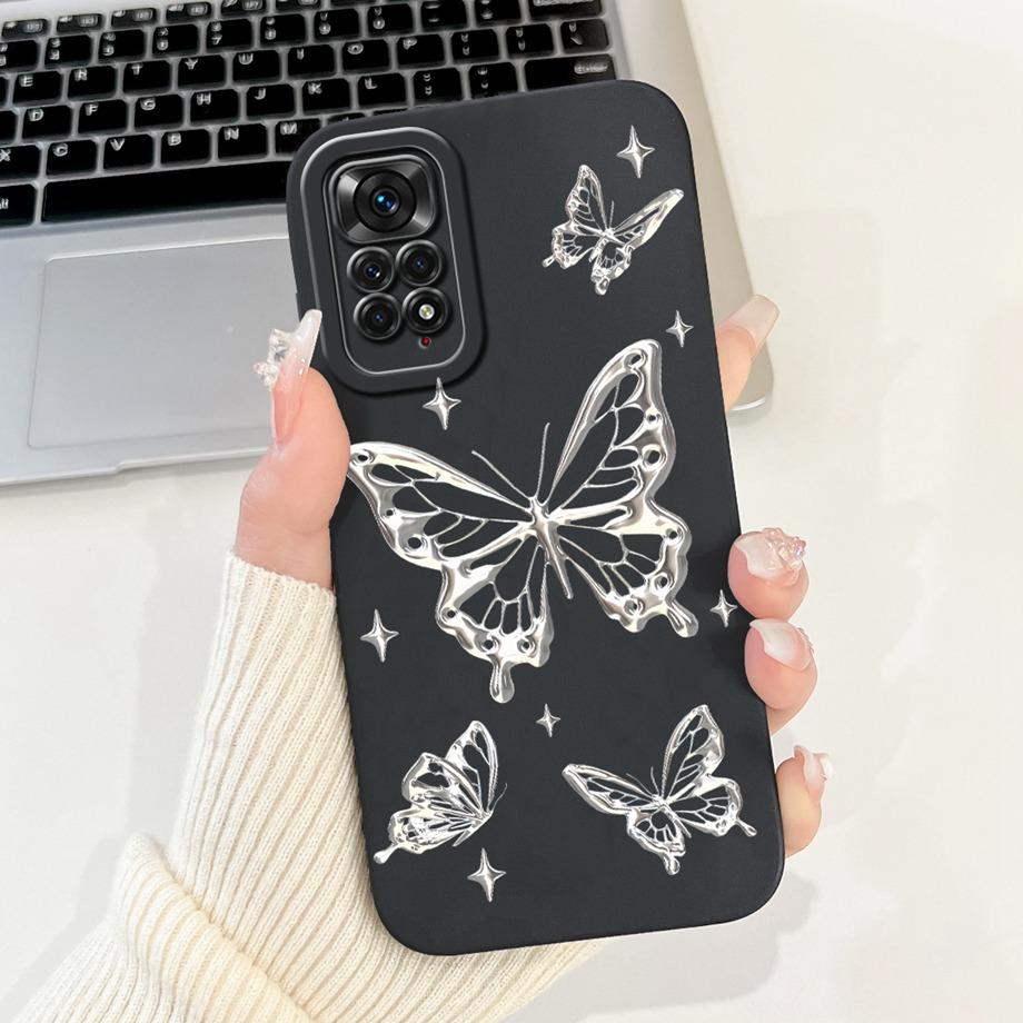 Case For Xiaomi Redmi Note 11 11s 11 Pro Pro+ 4G 5G Phone Case Note 11T Soft Silicone Funda Women Fashion Flower Printed Cover