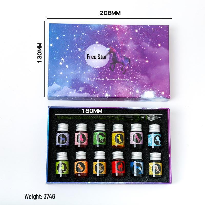 

Набор хрустальных ручек с градиентом «Звездное небо» - Подарок для студентов и бизнеса