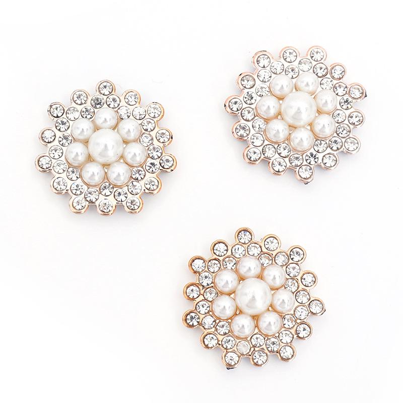 Handmade Pearl Stamen & Flower Heart Jewelry - Imitation Pearl Headdress Hair Accessory
