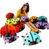 Stuffed Ladybug Toy 40-80cm Big Beetles Doll Toys for Colorful Red Pink Ladybug Toys for Boy Birhday Sofa Cartoon Decor