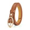Thin Belt Women'S Design Sense Decorative Oval Pin Buckle Retro Thin Jeans Small Belt