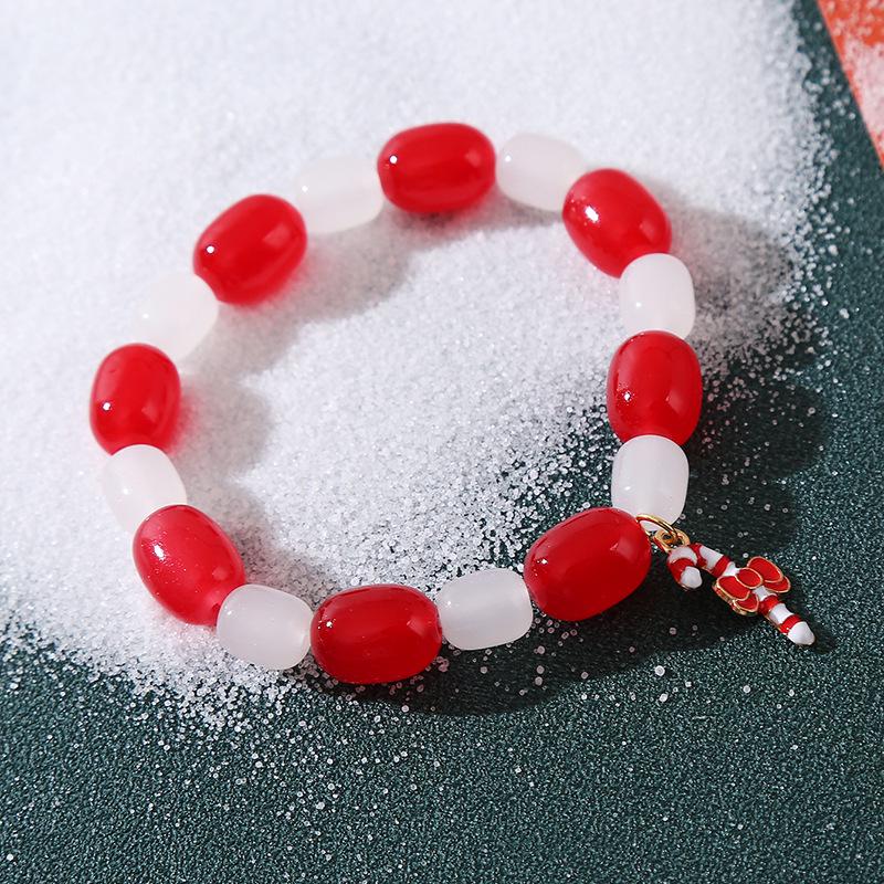 Christmas Style Crystal Beaded Women's Bracelet