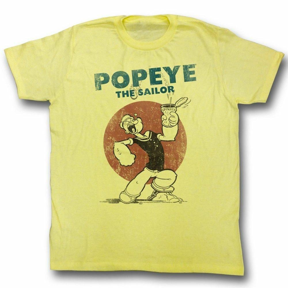 

Popeye Sailor Yellow Heather Adult T-Shirt S