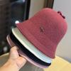 Autumn and Winter Versatile Large Head Circumference Irregular Basin Hat Korean Style Face Showing Small Woolen Hat