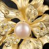 Bo Xin Yun Peony Brooch: Elegant High-End Chinese Style Pin for Suit or Cheongsam - Exquisite and Trendy Gift.