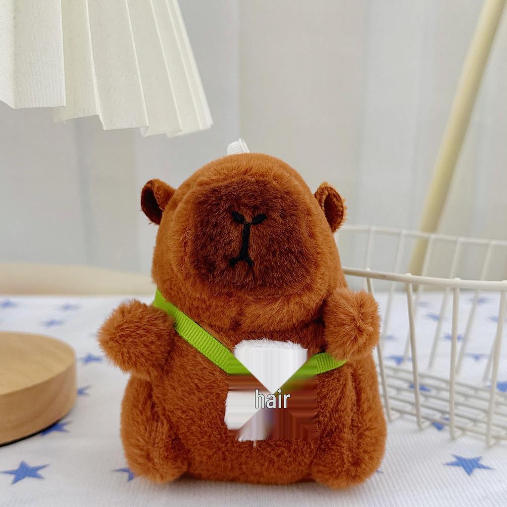 Capybara Hanger Pluche Sleutelhanger - Verjaardagscadeau Lappenpop
