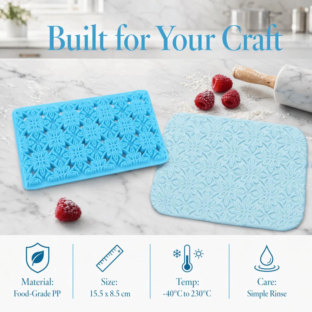 Hollowed-out Fondant Cake Mold PP Cake Cutter Mold Combination Gum Paste Mold Bakery
