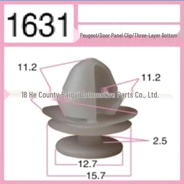 Peugeot Car Door Panel Snap Fasteners Clips