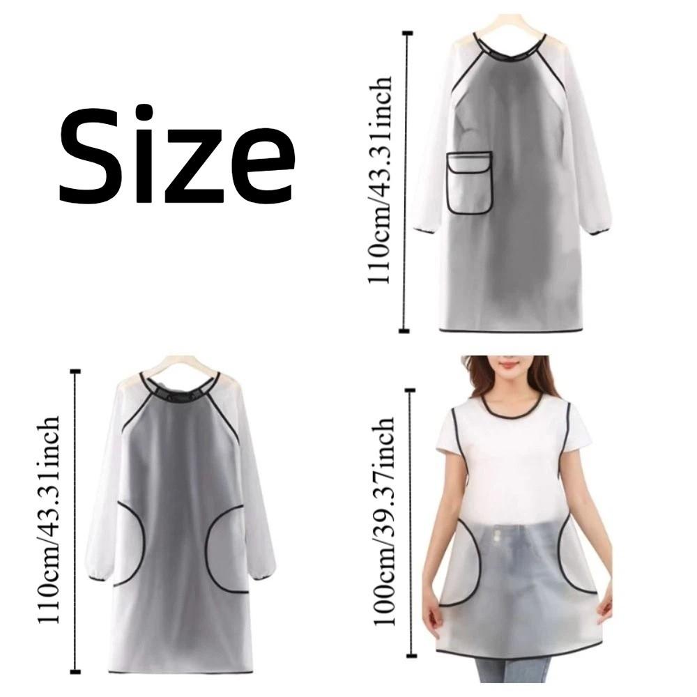 Waterproof Kitchen Cooking Apron Oil-proof Catering Work Clothes Dishwashing Cleaning Apron  BBQ