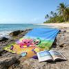 Ultra-Soft Beach Towel with Pinkfong Wonderstar Theme,Ideal for Pool - Camping, Diving - Perfect Travel Essential, Vibrant Beach Towel.