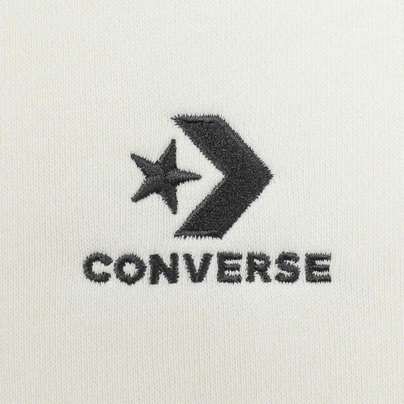 Converse Sweatshirts Unisex White Crew Neck Moderate Regular 10024510-A11