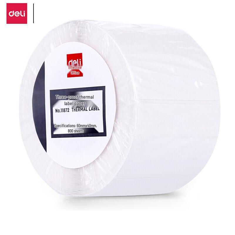 Deli Three-Proof Thermal Label Paper