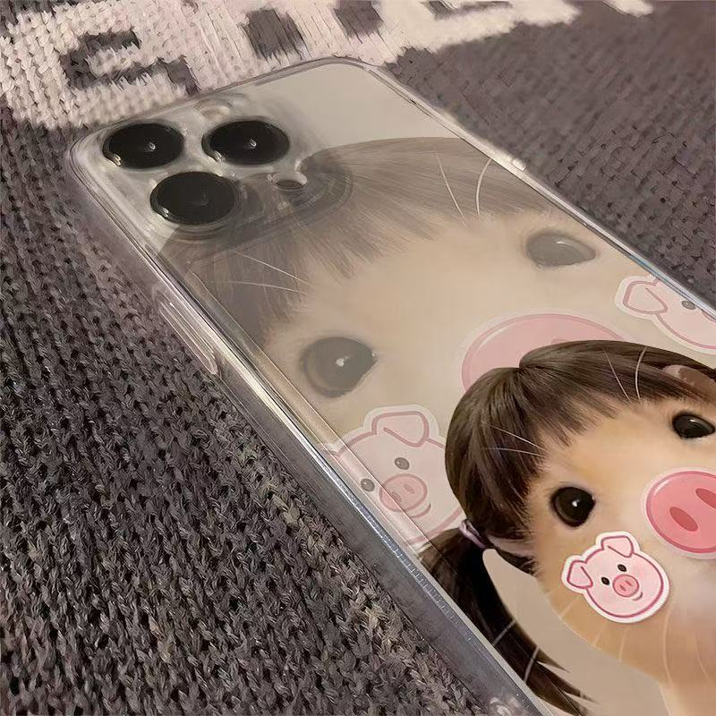 Cute Pig for Iphone17promax Mobile Phone Case Apple 16/14pro Female 13/12/15/11pro
