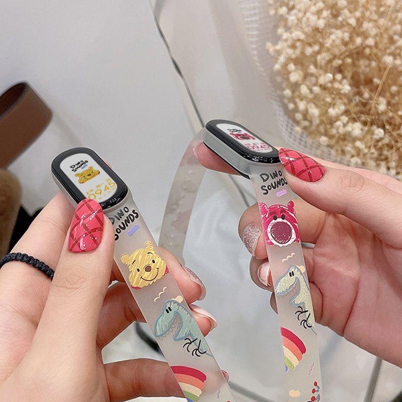 Translucent Orange NASA Cartoon Rechargeable Sport Watch with Pedometer, Vibration Alarm, and Heart Rate Monitor