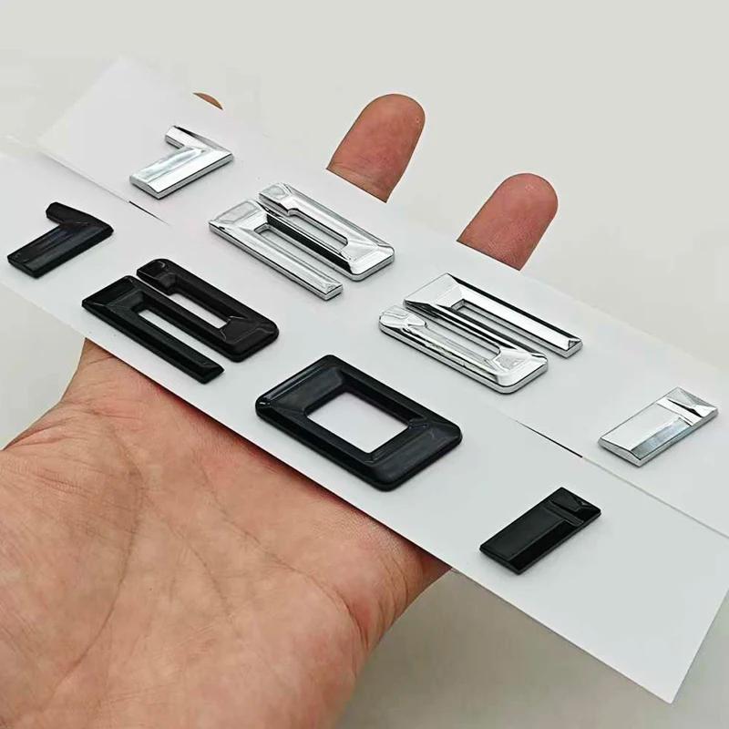 3D ABS Car Styling Logo 118i 120i 125i Badge Rear Trunk Emblem Sticker Decals For BMW 118i 120i 125i Auto Tail Accessories zw6