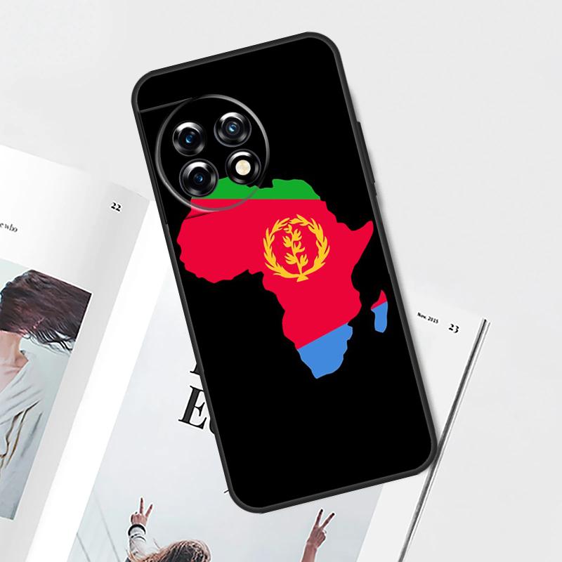 Eritrean Flag Case For OnePlus Nord CE 5 2 3 4 Lite N30 OnePlus 11 12 13 15 13T 13R 10T 12R 9 10 Pro Cover