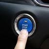 1Pc Car Styling Sticker Console Engine Start/Push Button Trim Cover For Mazda 3