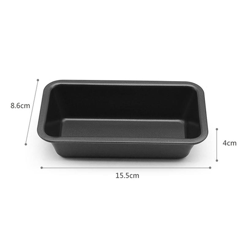 6 Inch Rectangular Bread Mold Carbon Steel Non-Stick Cake Pan Mini Toast Mold Cake Baking Tray Loaf Pan Kitchen Baking Tools
