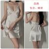 Women's Lace Deep V Slit Sleep Dress with Robe Lounge Set
