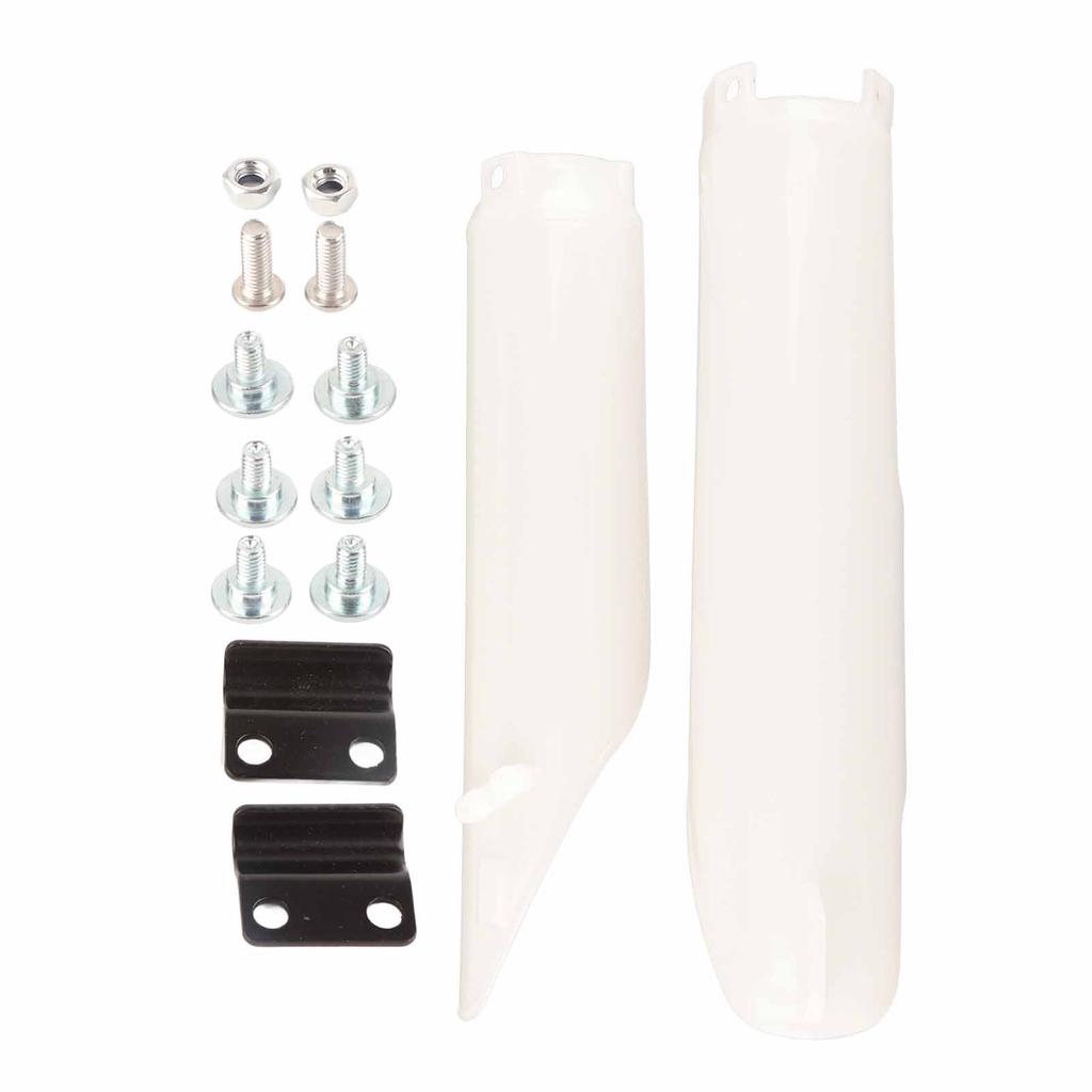 Motocycle Fork Guard Protector White Front Shock Guard Cover Replacement for CR125 CR250 CE500