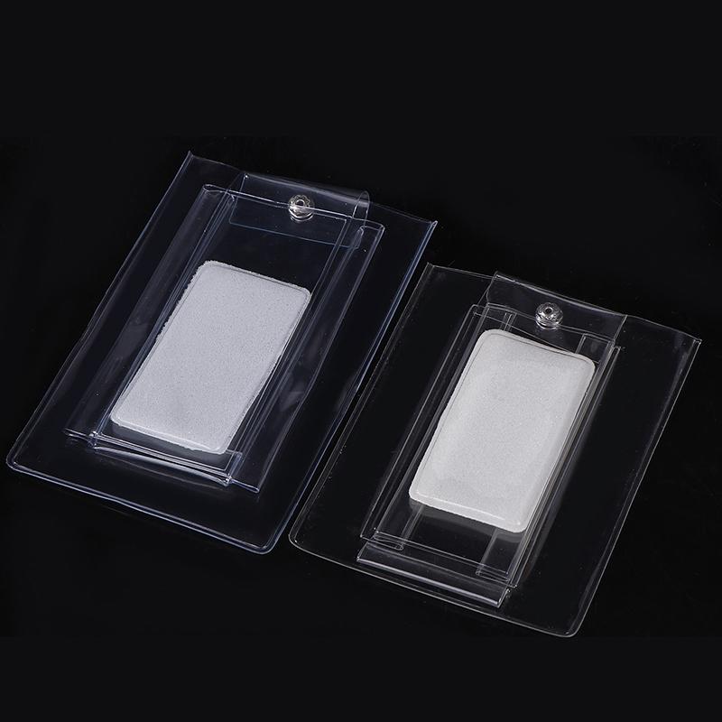 1Pc Transparent Plastic Pvc Jewelry Snap Packaging Bags Necklace Bracelet Dustproof Oxidation Watch Gift Storage Pouch