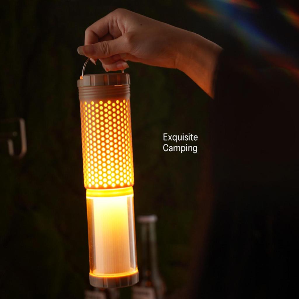 Camping Lantern Atmosphere Lamp Compact Dimming Adjustable Light for Survival