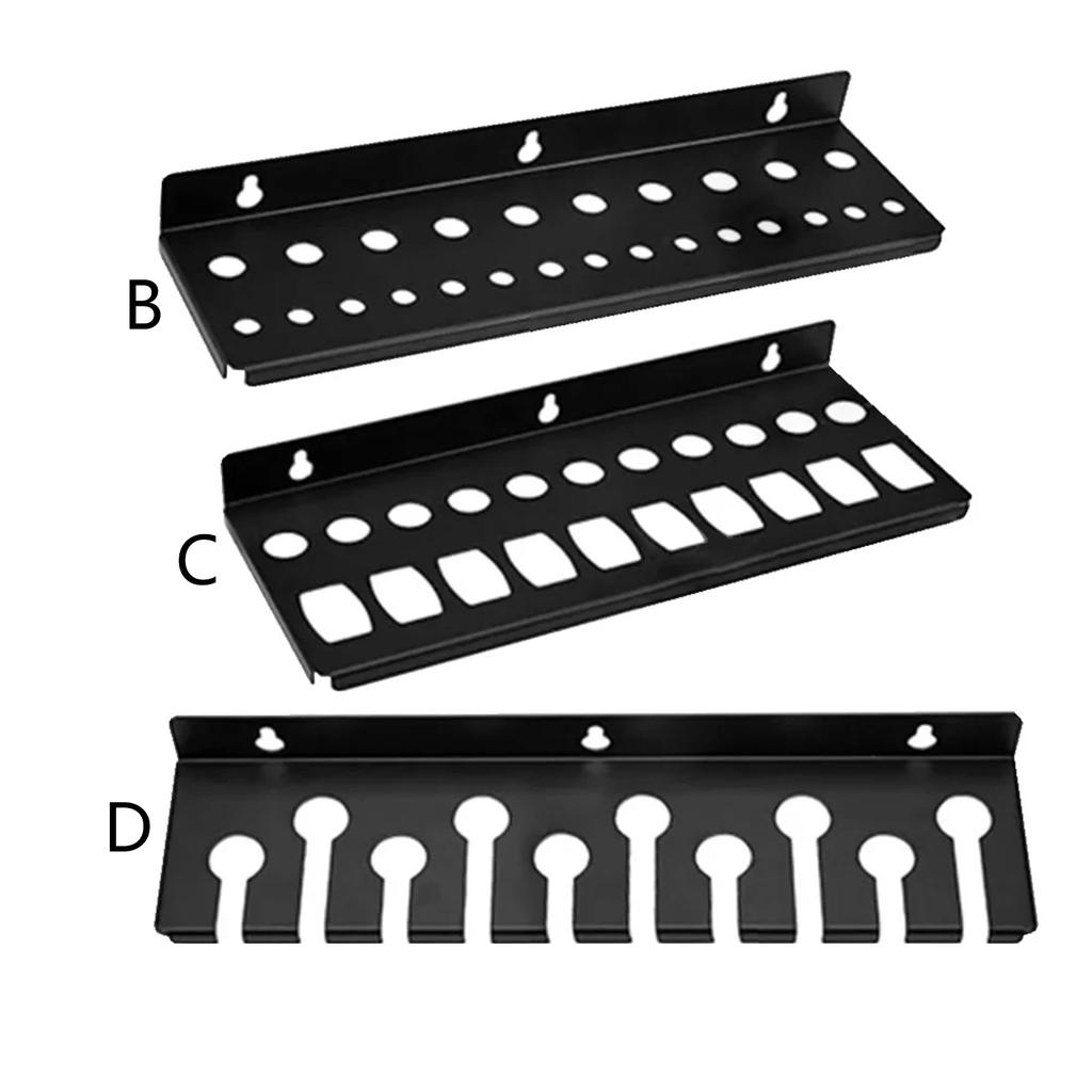 Organizador de Herramientas de Pared para Destornilladores, Alicates y Llaves Estante Portador de Herramientas de Metal para Almacenamiento en Garaje o Taller