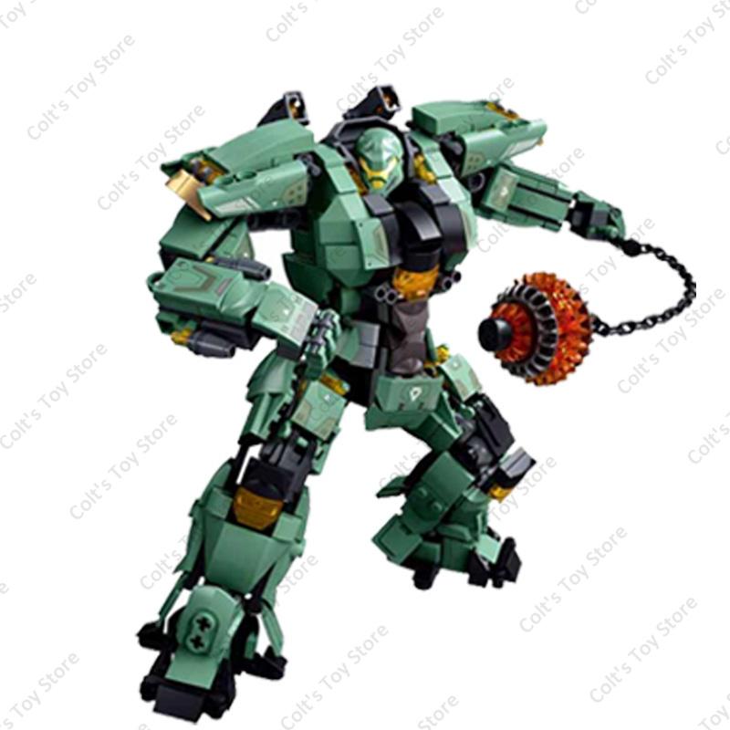 Sluban Pacific Rim Super Mecha Building Blocks Battle Robot Mechanical Warrior Classic Movie Model Bricks Set Toys Kids Gifts