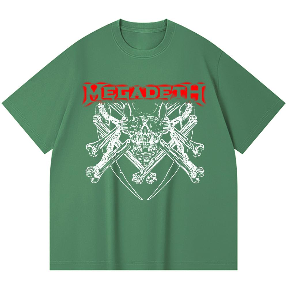 230 g/m² 100% Bavlna T-shirt Heavy Metal Rocková Kapela Tisk Populární Hudby Unisex Těžký Bavlněný T-shirt