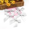 20/50 Stück Band Schleife Bastelschleife Rosa Weiß Blau Floral Geschenkband DIY Weihnachtsfeier Dekoration Strikjes Decoratie Moños Navideños