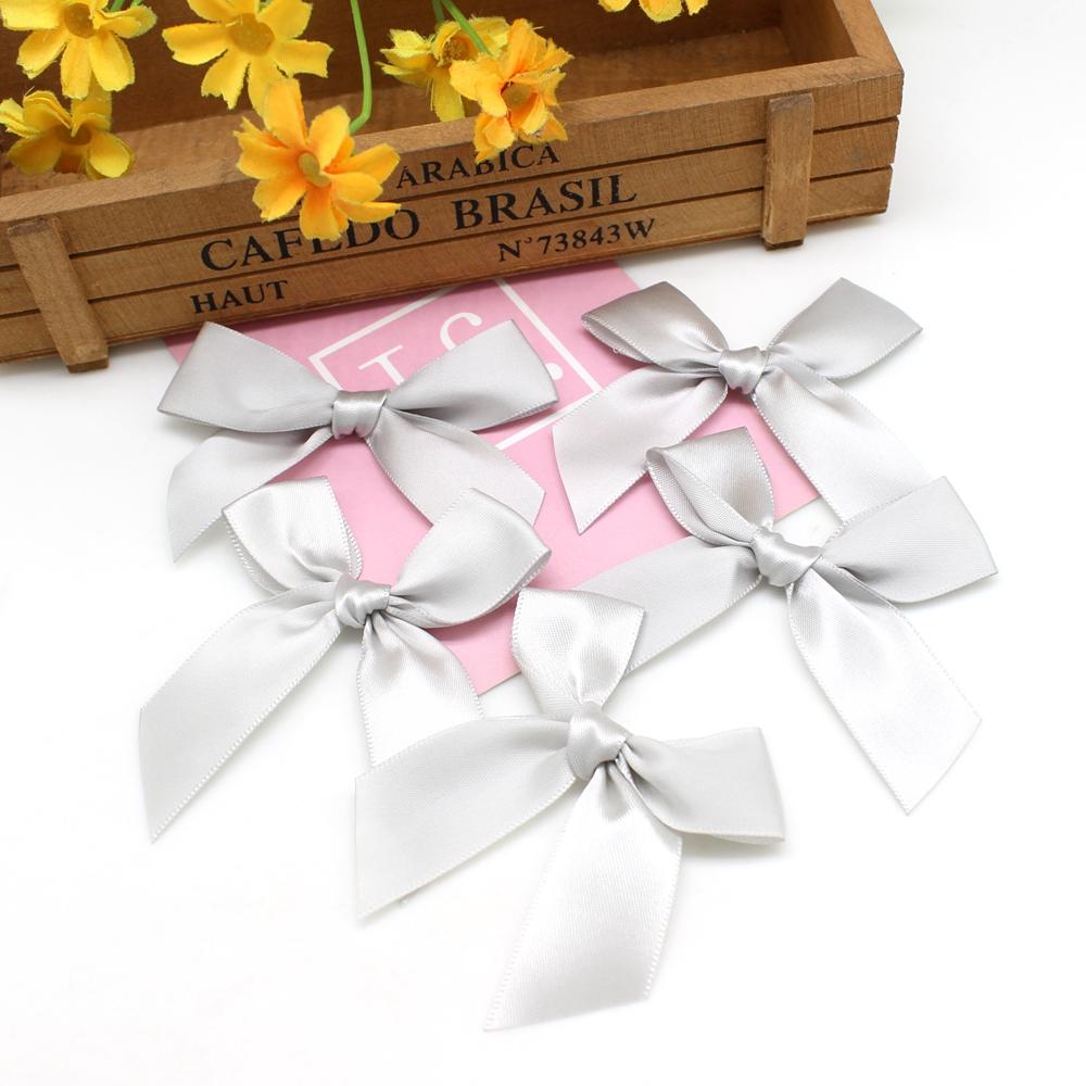 20/50 Stück Band Schleife Bastelschleife Rosa Weiß Blau Floral Geschenkband DIY Weihnachtsfeier Dekoration Strikjes Decoratie Moños Navideños