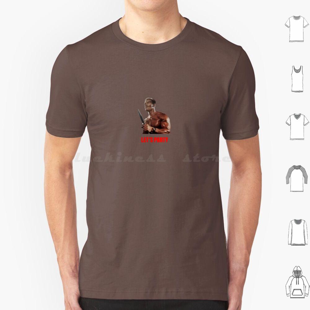 Arnold Schwarzenegger CommandoLets Party Colour T Shirt Big Size 100 Cotton Commando Arnie Arnold Schwarzenegger Classic
