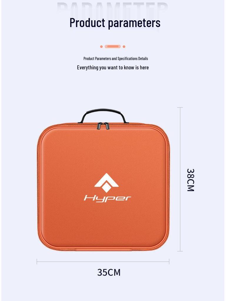 Haobo SSR Electric Vehicle Charger Storage Bag: Portable Cable Organizer