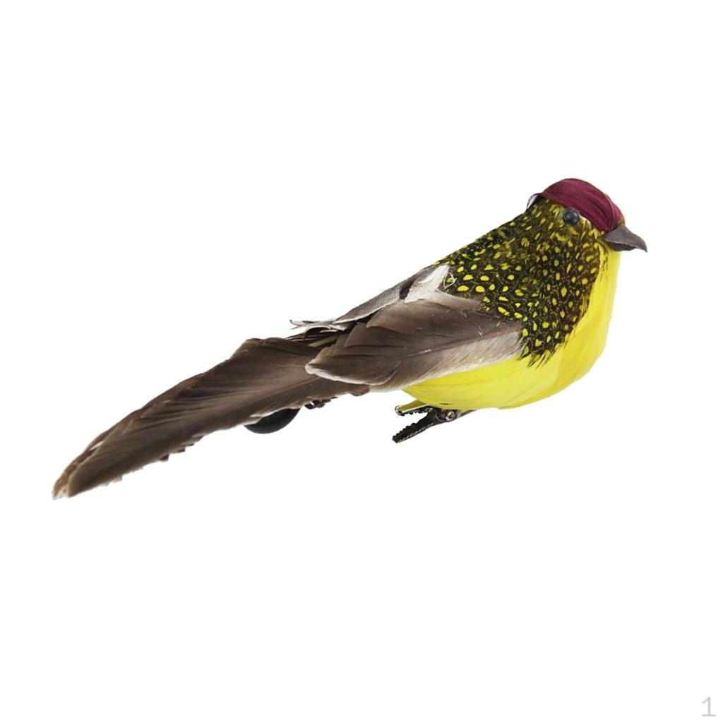 

Artificial Sparrow Bird Clip Spadger жовтий