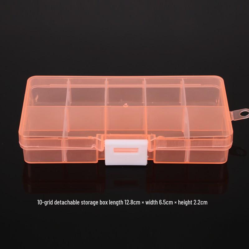 Multi-Size Transparent DIY Jewelry Storage Box Set