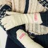 CASE A LOT FINGERHOLE KNIT GLOVES - IVORY