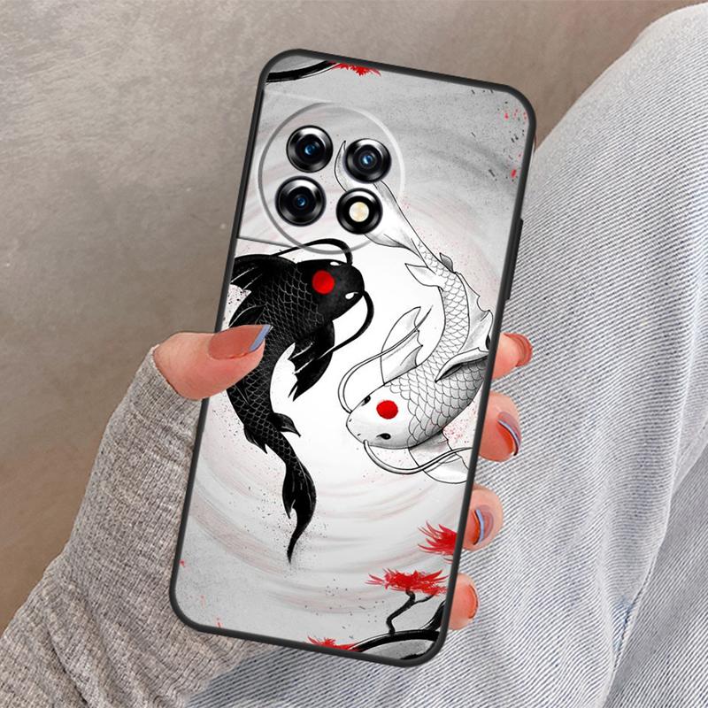 Koi Fish Carp Cover For OnePlus Nord CE 4 2 3 Lite N10 N20 N30 OnePlus 13 12 11 10 Pro 12R 13R 10T 8T Case