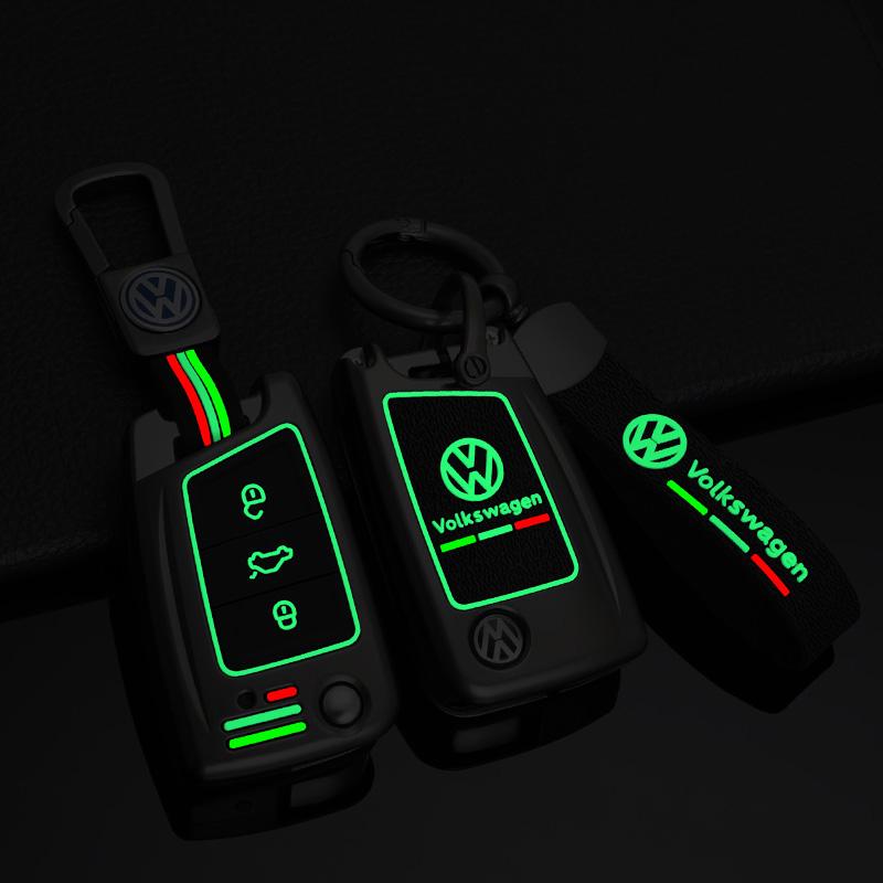 Pentru VOLKSWAGEN Aliaj de Zinc Gel de Siliciu Carcasă Cheie Flip Auto Acoperire Completă Carcasă Fob Pentru VW Volkswagen Golf 7 MK7 Tiguan MK2 Lanț Cheie Auto