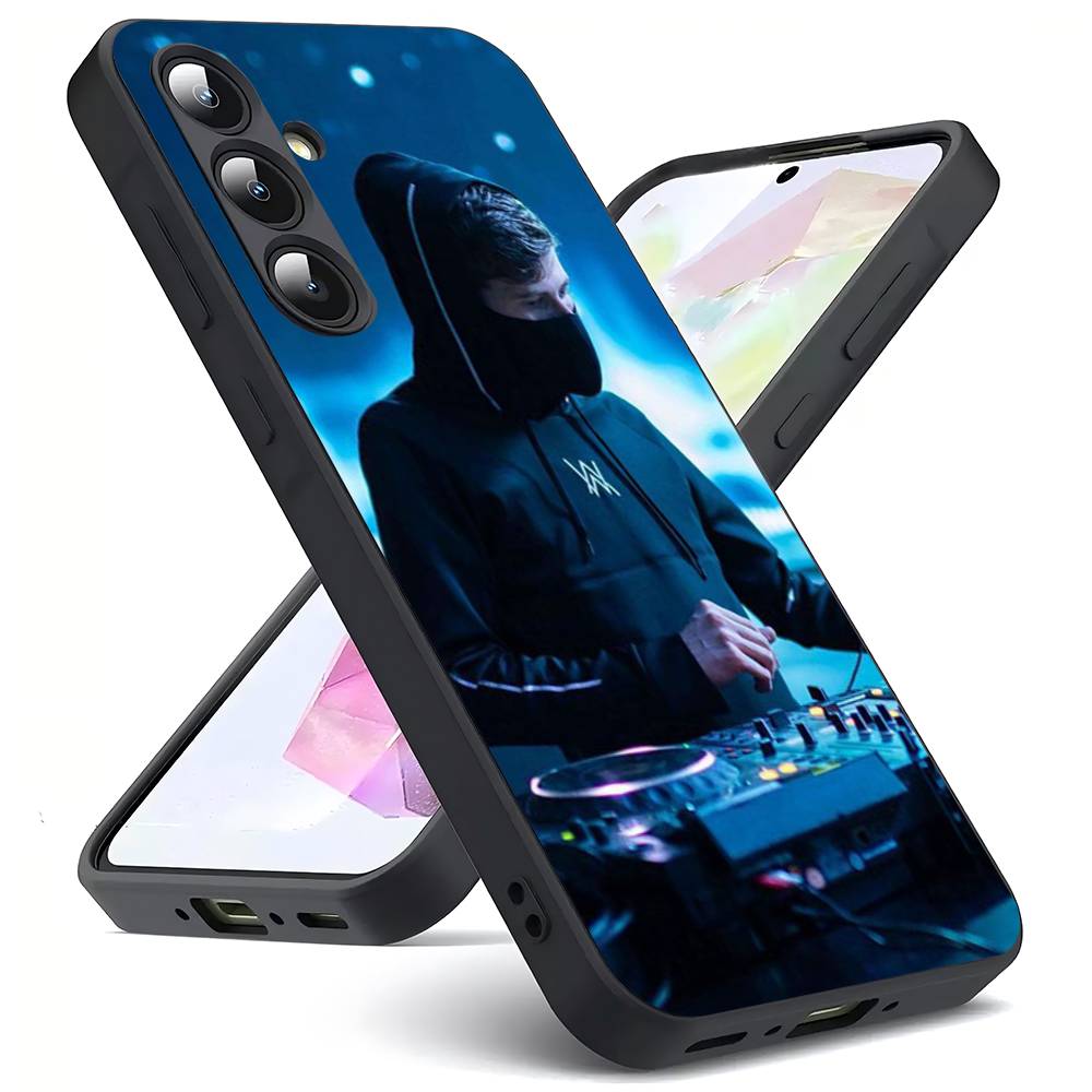 A-alan W-walker Luxuriöse Schwarze Handyhülle Für Samsung Galaxy S23 S24 S25 Ultra S22 Plus S21