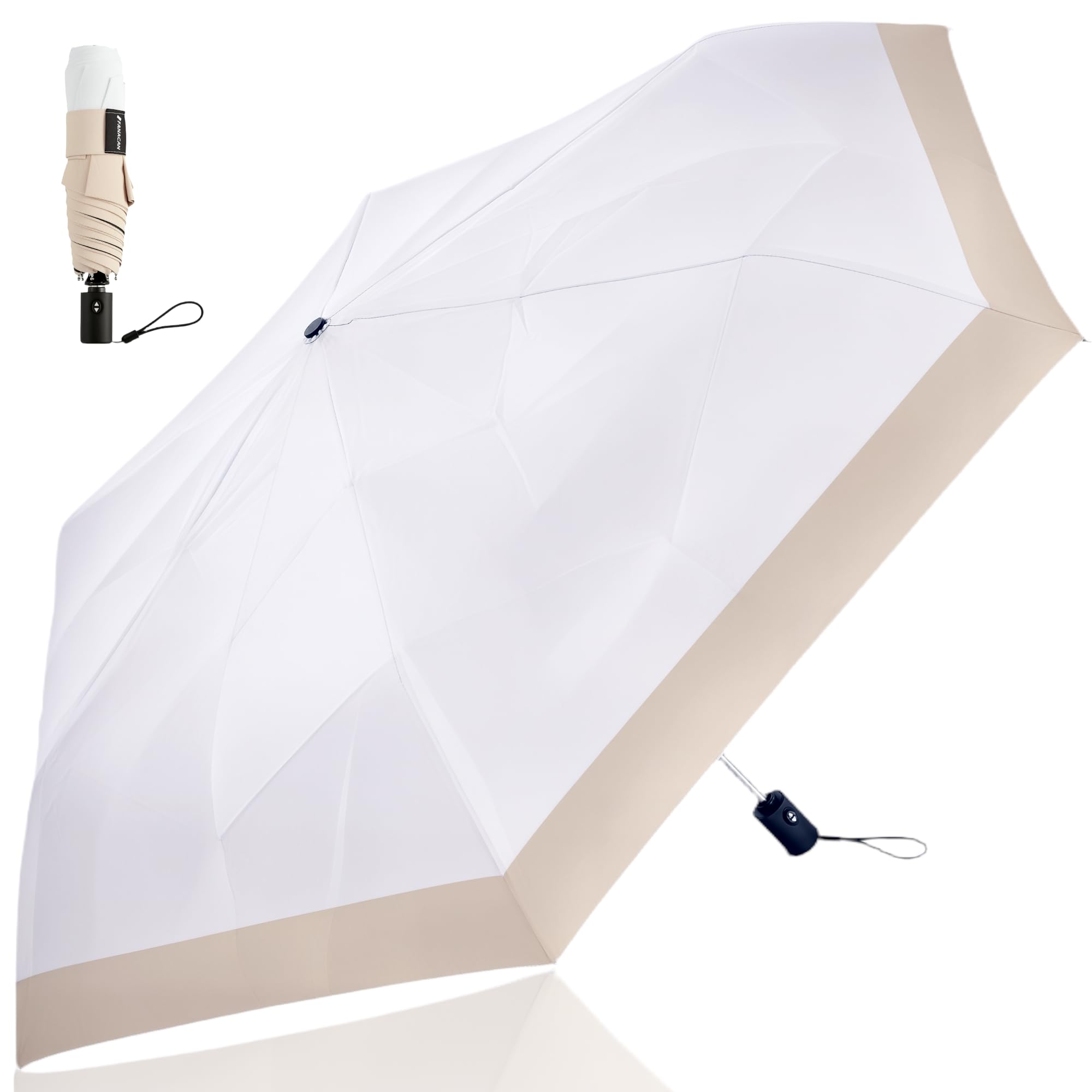 

FANACAN Складной зонт с памятью УФ-свет Автоматический Полный Свет Теплостойкий для Всех Подходит для мужчин и женщин Легко складывающийся Ультралегкий