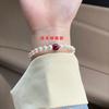 Baroque Natural Freshwater Pearl Beaded Bracelet Women's High-end Sense Light Luxury Niche Design Sense Versatile Jewelry