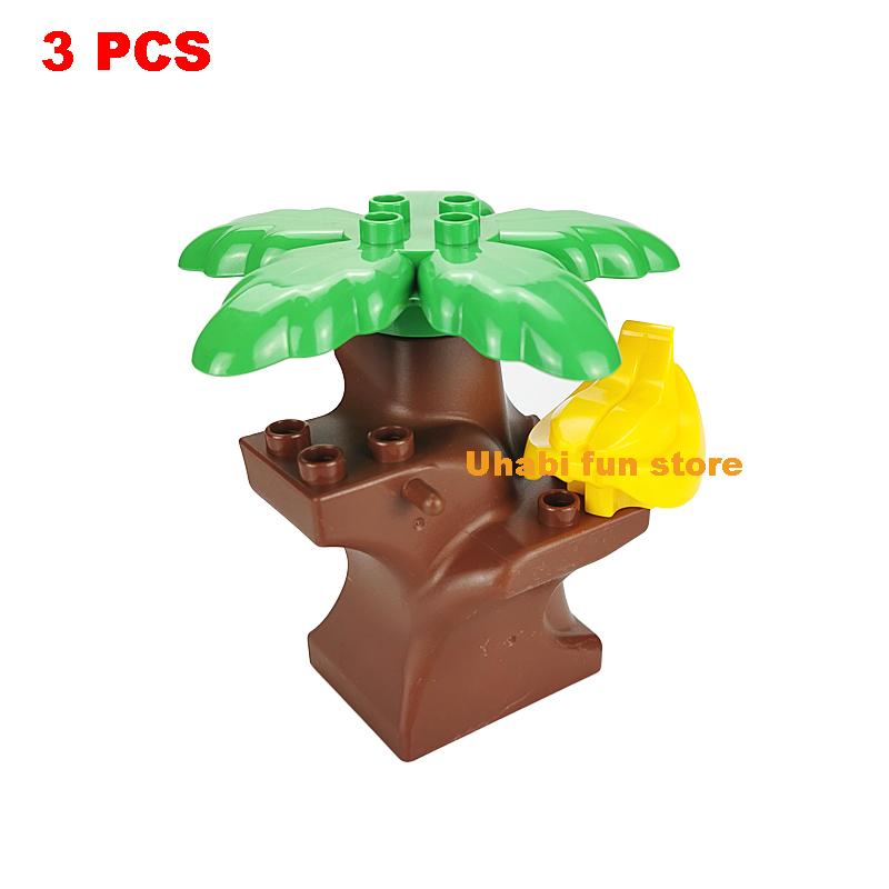 Multiple Models Big Size Building Blocks Farm Ocean Dinosaur Zoo Animals Series Set Assemble Education Toys For Children