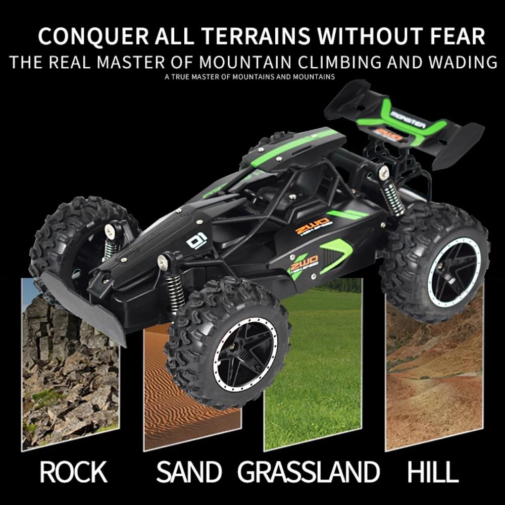 Non-Toxic Rc Car Drift 1/18 High Speed Car Radio Control 15Km/H Off Road Remote Control Car Trucks Buggy Toys For Children Kids Gift