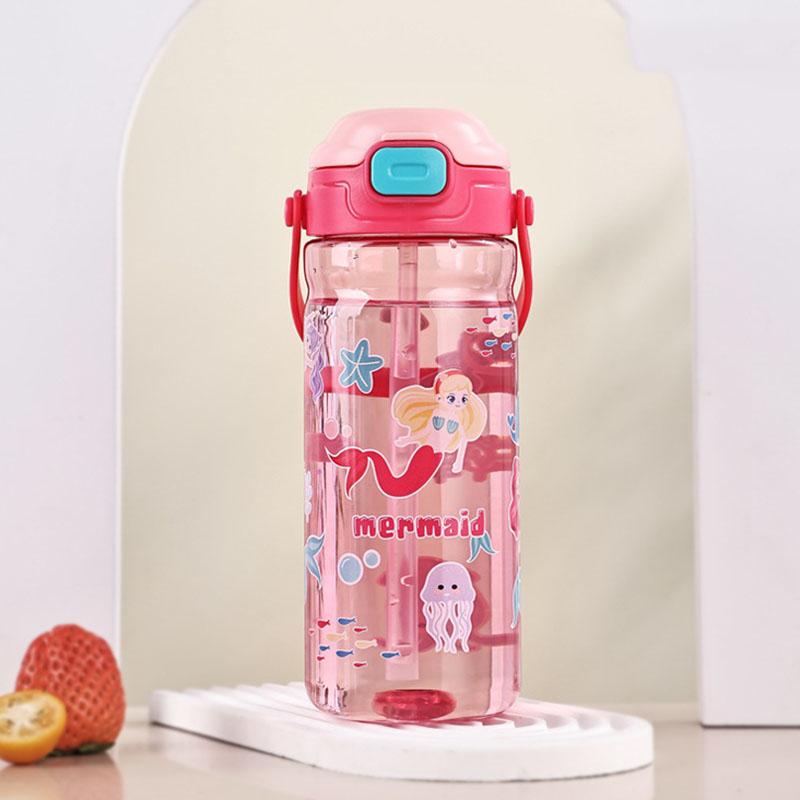 

550 мл пластиковая трубочка для воды спортивная бутылка для воды высококачественные принадлежности для питья на открытом воздухе кемпинг детская трубочка 501-600ml