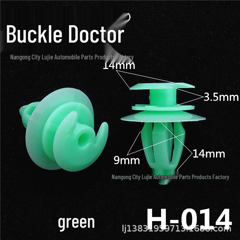 Compatible Yellow Interior Door Panel Clip for BMW Series 1, 3, 5, 7, X1, X3, X5, X6, Z4