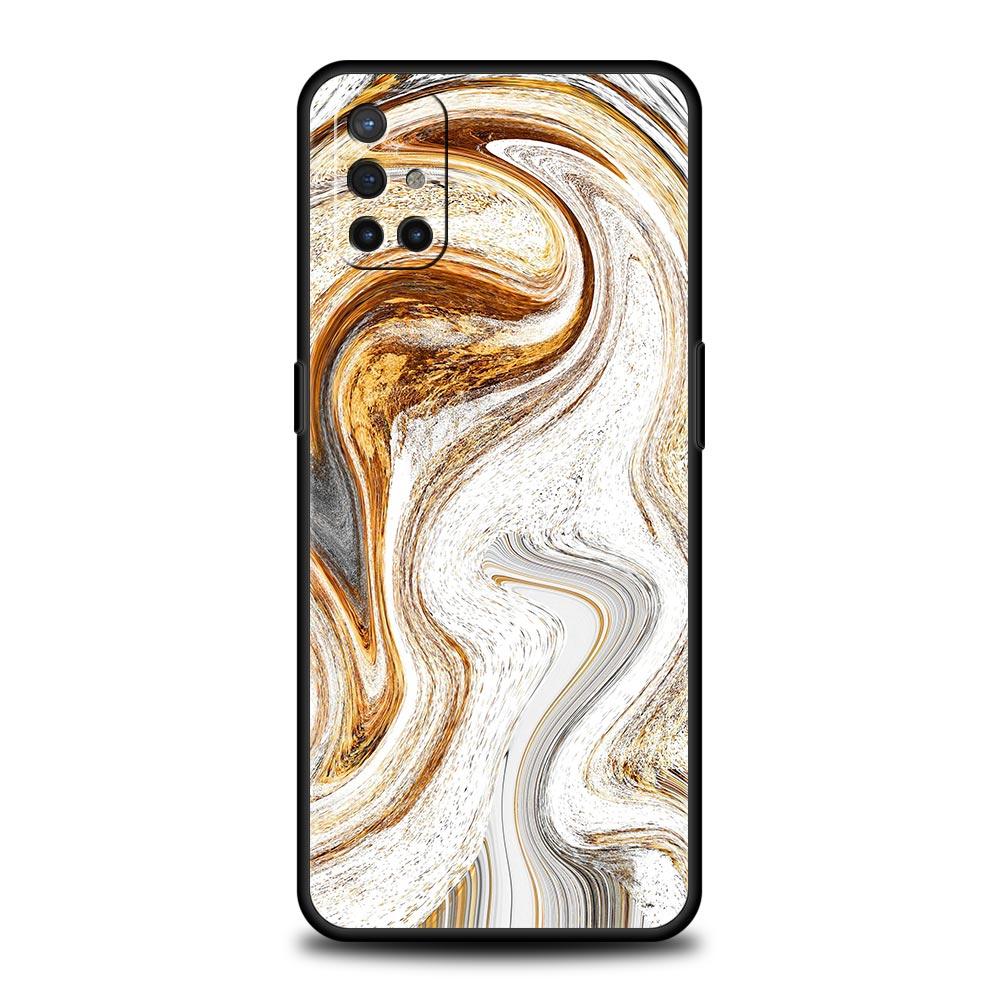Phone Case For Oneplus 13R 13 12 10T 11 R10 Nord N100 N200 N10 9 9R CE 2 3 Z Pro Lite 5G Soft TPU Cover Vintage Marble Funda Bag