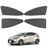 Set mit 4 Toyota Aqua MX Serie Netz-Autosonnenschutz mit Magnetfenster und Insektenschutz Seite Kompatibel mit Toyota Aqua MX Serie 2021 Faltbar